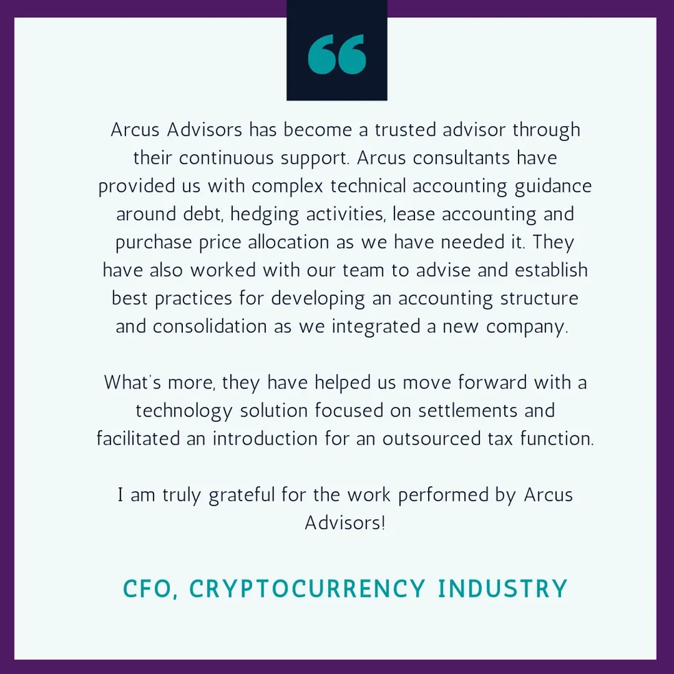 Arcus Advisors has